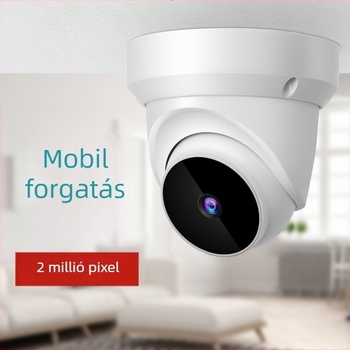 V380pro hemisferikus vezeték nélküli kamera 360°-os forgással, mozgásérzékelés és automatikus követés, 3,6 mm objektív, 0,01 lux, IR éjjellátás 10 m-ig