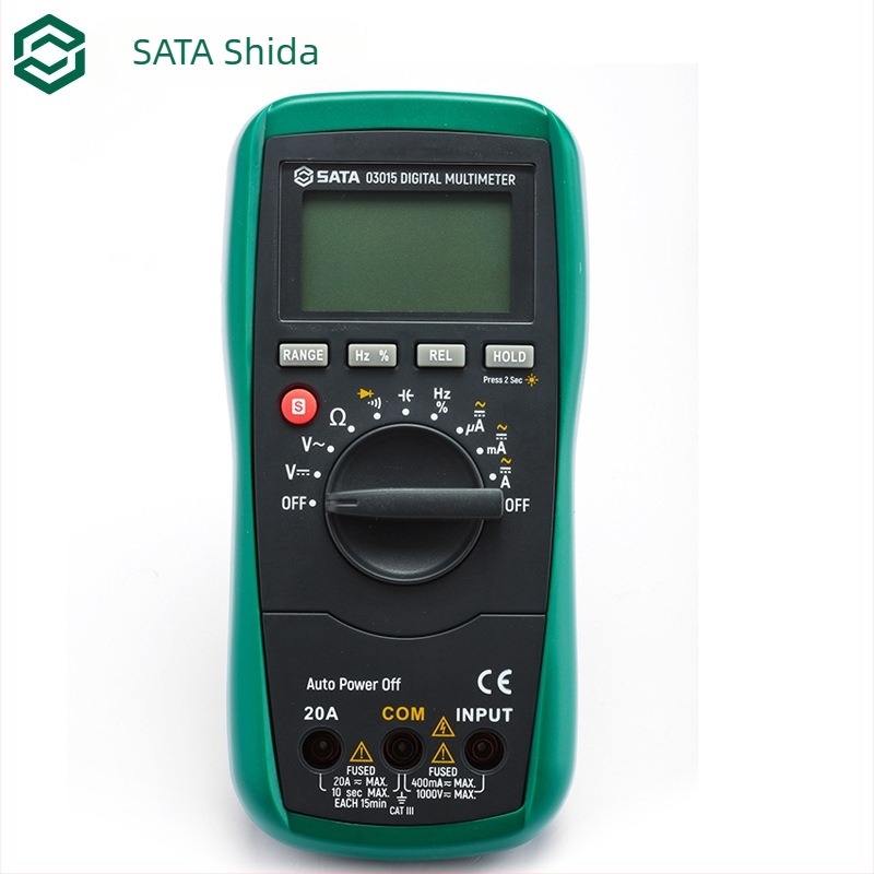 Shida (SATA) digitális multiméter – feszültséget, áramerőt, ellenállást, frekvenciát és kapacitást mér; 3 3/4-digit kijelző