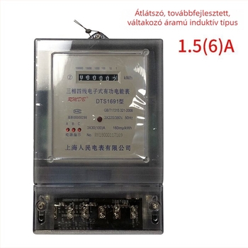 Shanghai People's Háromfázisú négyvezetékes intelligens elektromos energia-mérő, 380V, 100A