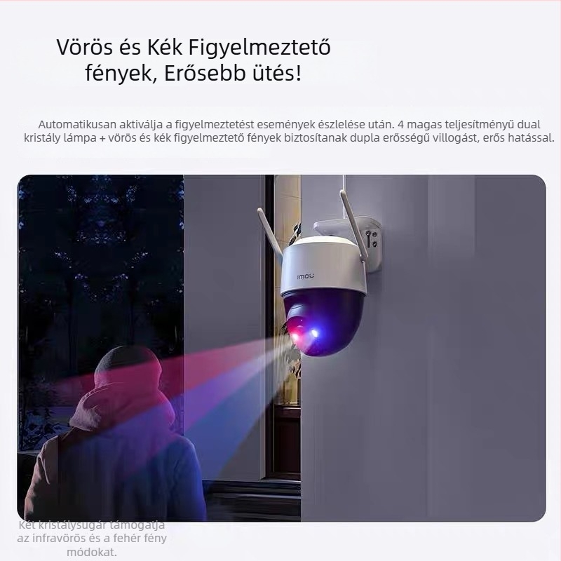 Dahua le orange K7F kültéri megfigyelő kamera, 12V, -20°C-től 55°C-ig, Háttérfény-kompenzáció, Riasztási funkció