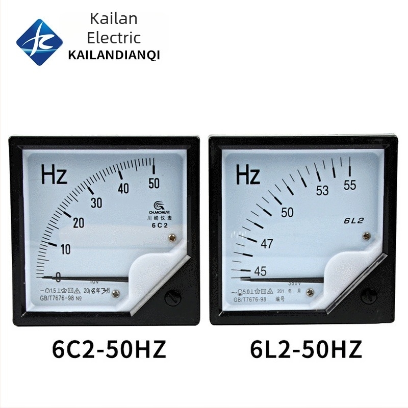 6C2/6L2 frekvenciamérő, 0-50 Hz, DC 10 V, 4-20 mA áram- és feszültségmérő