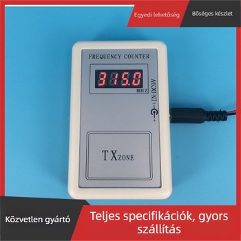 Kézben tartható távirányító frekvenciamérő AP-PLJ, bemenet 7,5–12 V, vezeték nélküli távirányító tesztelése