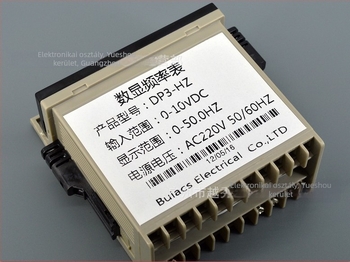 DP3-HZ Digitális FrekvenciaMérő Inverterekhez, 0-50 Hz, Pontosság 0,1%, Bemenet 0-10
