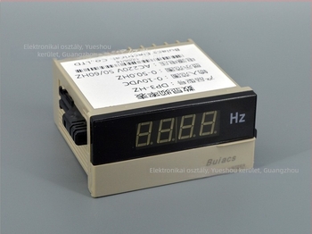 DP3-HZ Digitális FrekvenciaMérő Inverterekhez, 0-50 Hz, Pontosság 0,1%, Bemenet 0-10