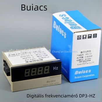 DP3-HZ Digitális FrekvenciaMérő Inverterekhez, 0-50 Hz, Pontosság 0,1%, Bemenet 0-10