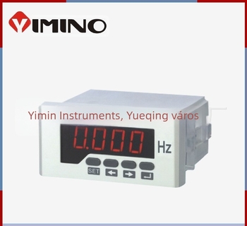 YM-F11 digitális frekvenciamérő egyfázisú rendszerhez, mérési tartomány 5–1000 Hz, pontosság 1,5%, tápellátás 220V/380V, teljesítmény 200