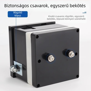 KJIN 6L2-A AC áramerőmérő, mutatós típus, közvetlenül kapcsolt voltmérő, 100–200 A áramerősség és teljesítménytényező mérő