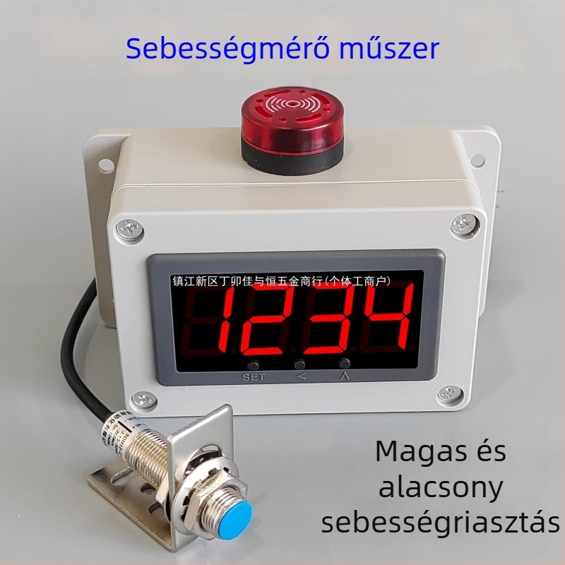 Motor fordulatszámláló Hall-érzékelővel és digitális kijelzővel