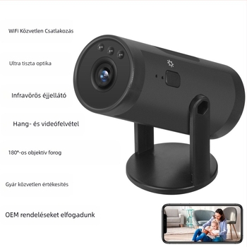 M10 Beltéri Okos Kamera Wi-Fi-vel, 1080p, 3.6 mm Fókusztávolság, 10-30 m Látótáv, Mobilalkalmazásos Vezérlés