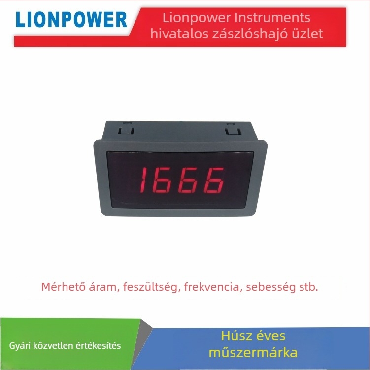 LP-5135 sorozat DC-5V digitális panelmérő áram- és feszültségméréshez, frekvencia és fordulatszám méréshez