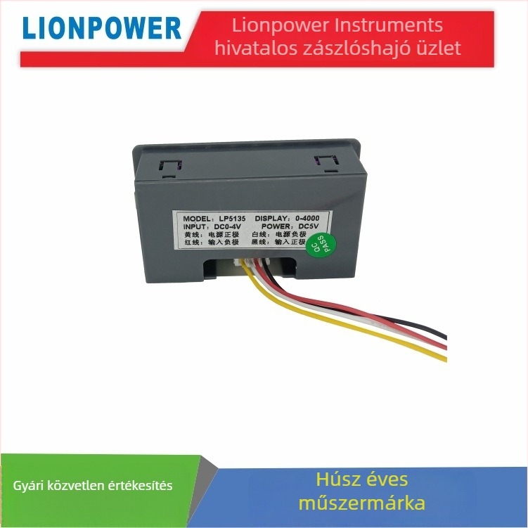 LP-5135 sorozat DC-5V digitális panelmérő áram- és feszültségméréshez, frekvencia és fordulatszám méréshez
