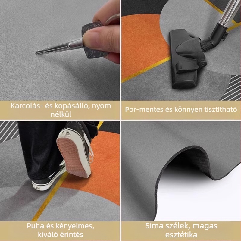 Bejárati szőnyeg diatomás iszapból, mosható, testreszabható, négyzet alakú, geometrikus mintázat, bejáratokhoz és kereskedelmi terekhez