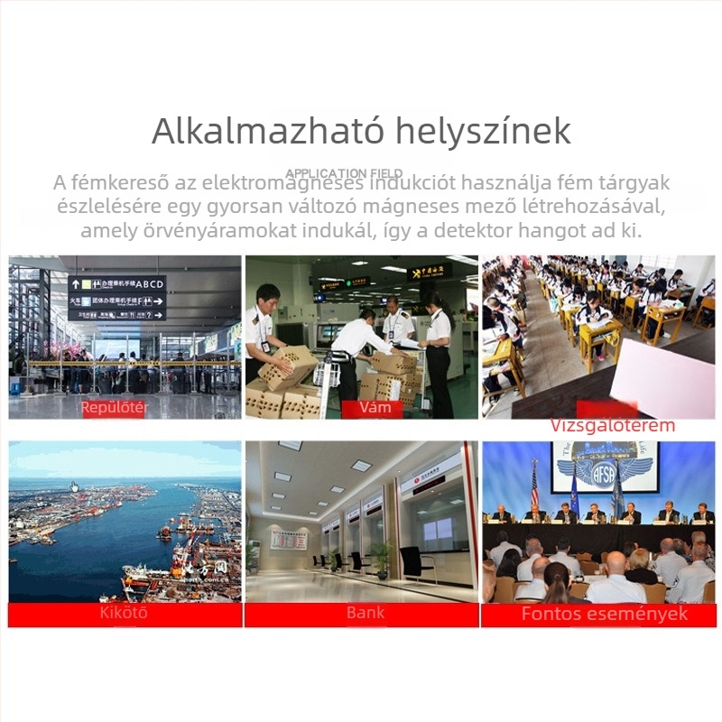 Xima AR954 kézi fémdetektor biztonsági ellenőrzéshez