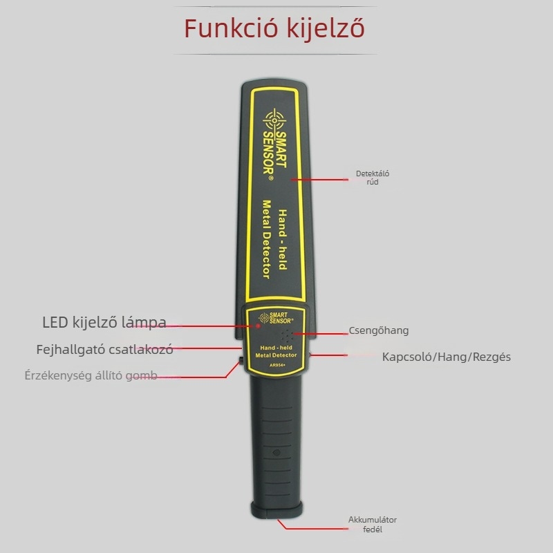 Xima AR954 kézi fémdetektor biztonsági ellenőrzéshez