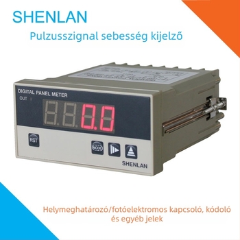 Nagy pontosságú 4 számjegyű fordulatszám és lineáris sebesség kijelző mérőeszköz gyártósori berendezésekhez – testreszabhatóság elérhető