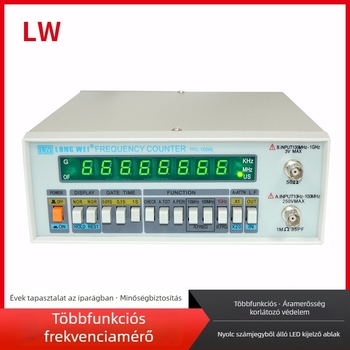 Rowway Többszörös funkciójú nagy pontosságú frekvenciamérő TFC-1000L/TFC-2700L, mérési tartomány 100MHz-1GHz, bemeneti jelek 100Hz/1kHz/10kHz