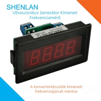 Ultrahangos tápegység-generátor rezonancia kijelzővel és frekvenciamérővel, 15kHz/40kHz/100kHz
