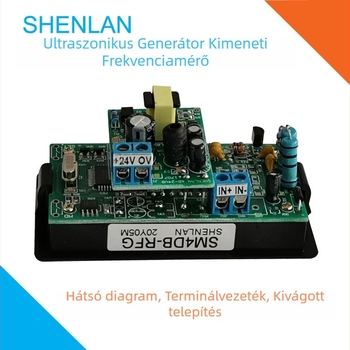 Ultrahangos tápegység-generátor rezonancia kijelzővel és frekvenciamérővel, 15kHz/40kHz/100kHz