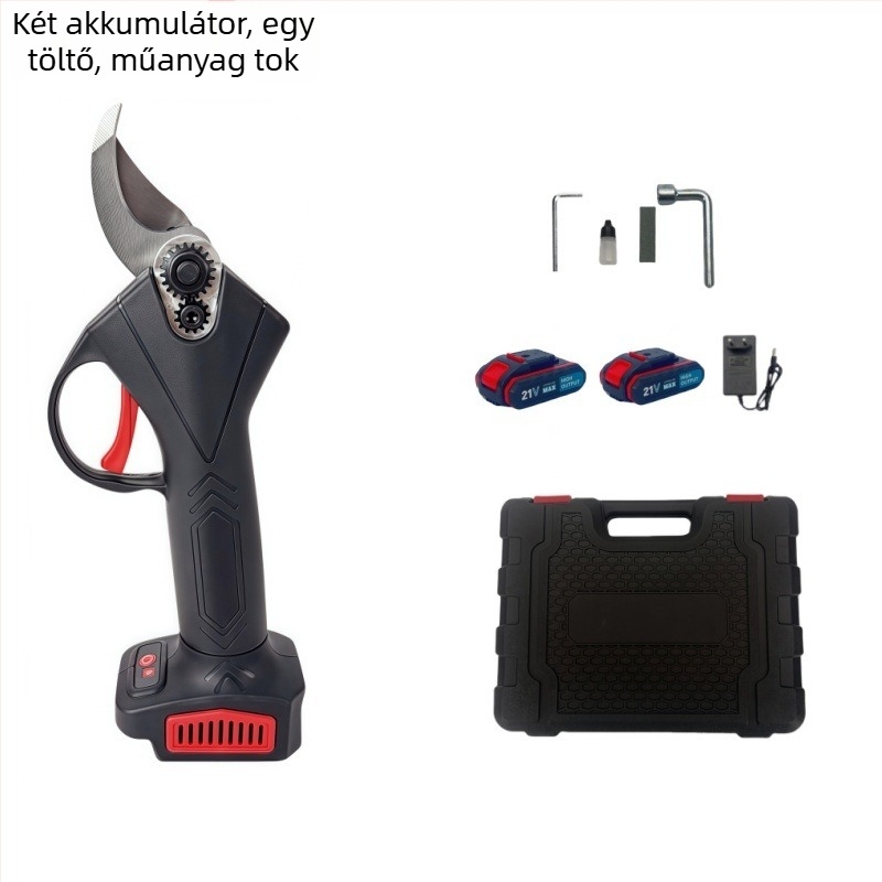 Vezeték nélküli metszőolló Li-ion akkumulátorral, 21V, ágakhoz (16,8–21V tartomány)