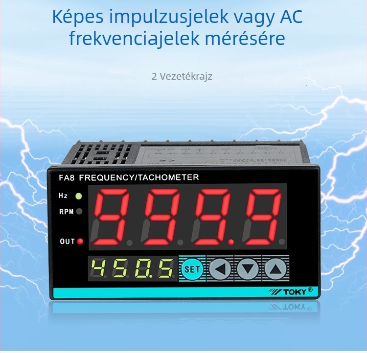 Dongqi FA8-A10H Magasfeszültségű jel- és frekvenciamérő FA8-RB10H DP4-HZ11 helyettesítő