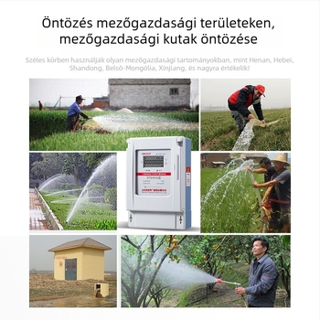 Háromfázisú, négyvezetékes, 380V intelligens IC-kártyás előre fizetett öntözési árammérő – Shanghai Gaoke