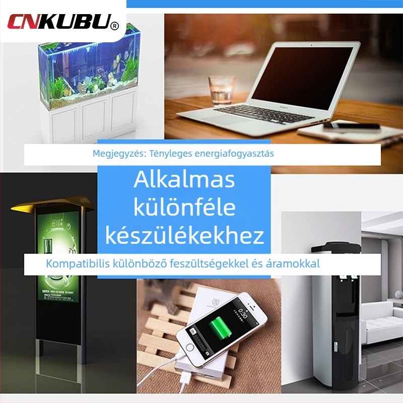 Német stílusú háttérvilágítású, nagy kijelzős teljesítménymérő európai szabványú aljzattal és számlázási funkcióval.