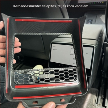 Model 3 Refresh 3 belső alkatrészek — műanyag, ragasztós középkonzol védelem