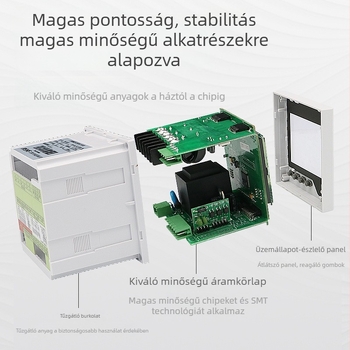 RH-3D3Y háromfázisú LCD többfunkciós teljesítménymérő, 0,5% pontosság, teljesítménymérés, beépített kivitel