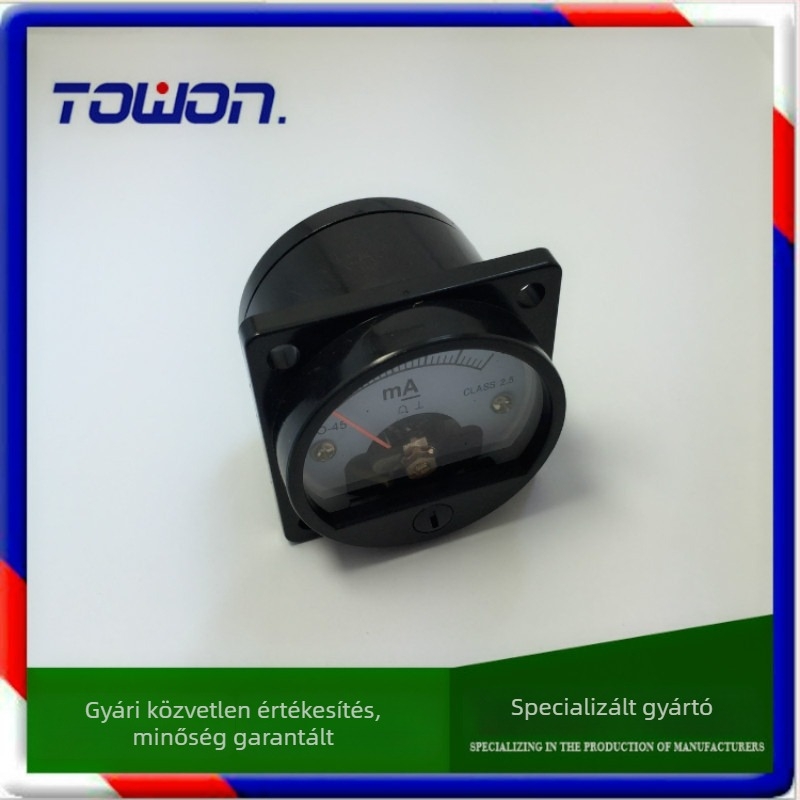 SO-45 DC ampermérő, 100–200 mA, csőerősítőház