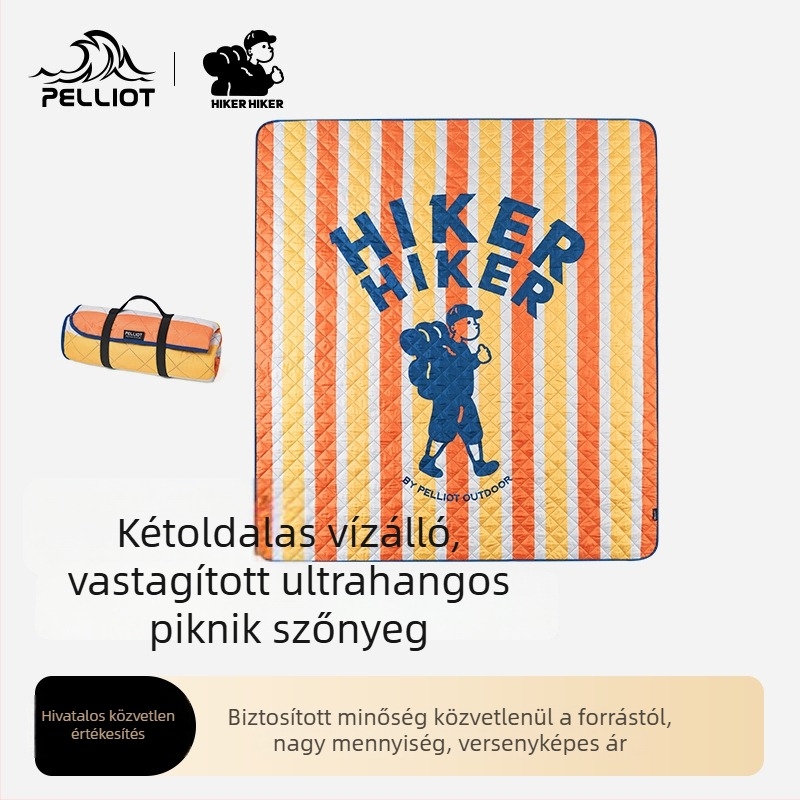 Ultrahangos nedvességálló piknik matrac, pongee anyag, 100% poliészter, 2 mm vastagság, súly 940–1400 g, 3–6 személynek