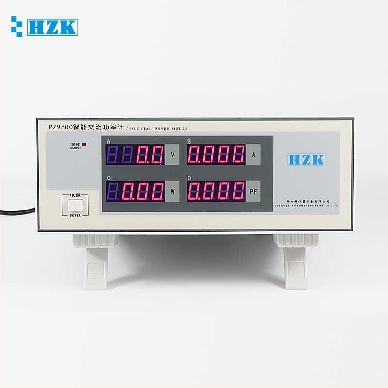 PZ9800 Intelligens AC egysfázisú digitális teljesítménymérő elektromos paraméterek mérésére, 1–600 V, 0.005–20 A