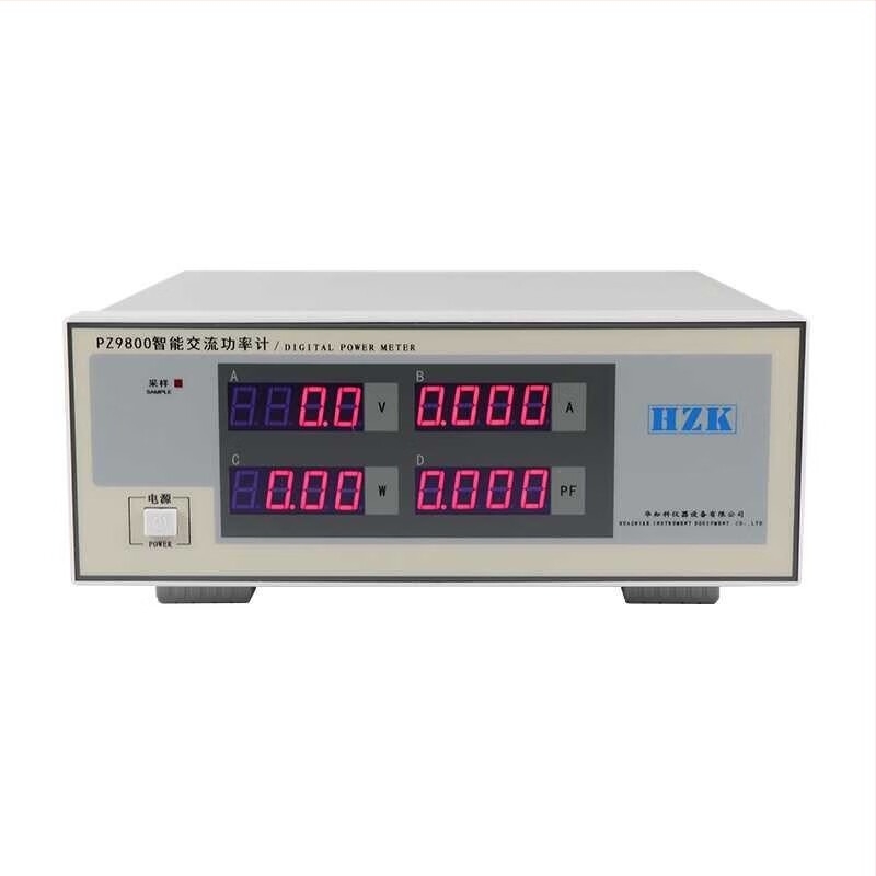 PZ9800 Intelligens AC egysfázisú digitális teljesítménymérő elektromos paraméterek mérésére, 1–600 V, 0.005–20 A