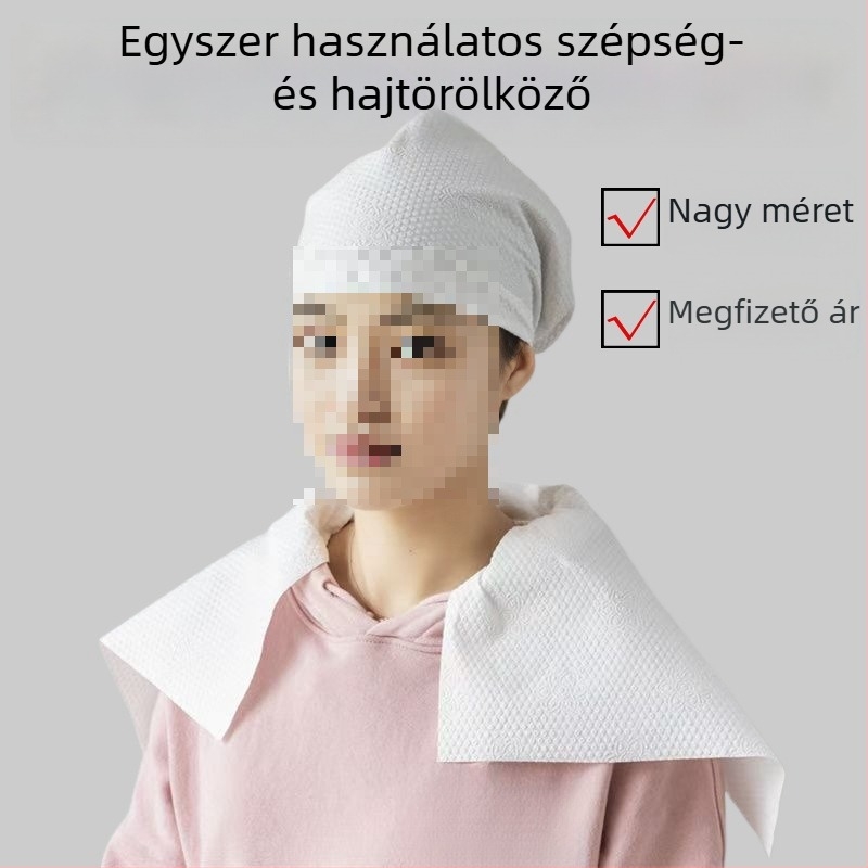 Mikroszálas fodrászati törölközők, újrahasználhatóak, 200 g fölötti tömegűek, 60 darabos készlet