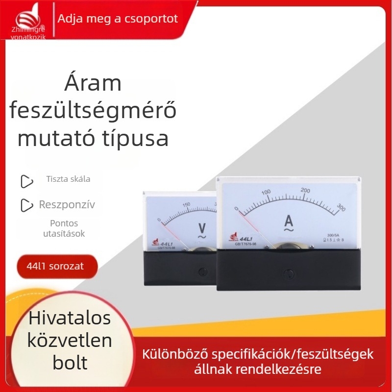 Indicate 44L1 sorozat mutatókészülékek: ampermérő, voltmérő, frekvenciamérő, teljesítménymérő digitális kijelzővel