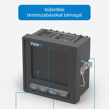 CAKJ-42Y22 teljesítménymérő LCD kijelzővel, 50 Hz, 220/380 V