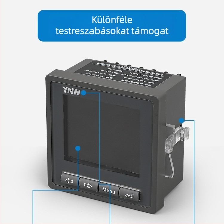 CAKJ-42Y22 teljesítménymérő LCD kijelzővel, 50 Hz, 220/380 V