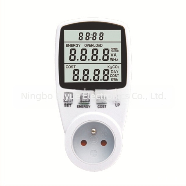 Teljesítmény-mérő aljzat számlázó monitorral, intelligens egyetlen tarifa, nagy teljesítmény (Eredet: Ningbo; Import: Nem; Márka: Egyéb; Magáncímke licencelhető: Igen)