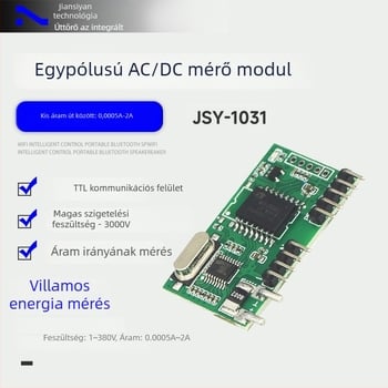 Egyszerfázisú AC/DC adaptív teljesítménymérő izolált adatgyűjtő modullal, 10 mA–16 A