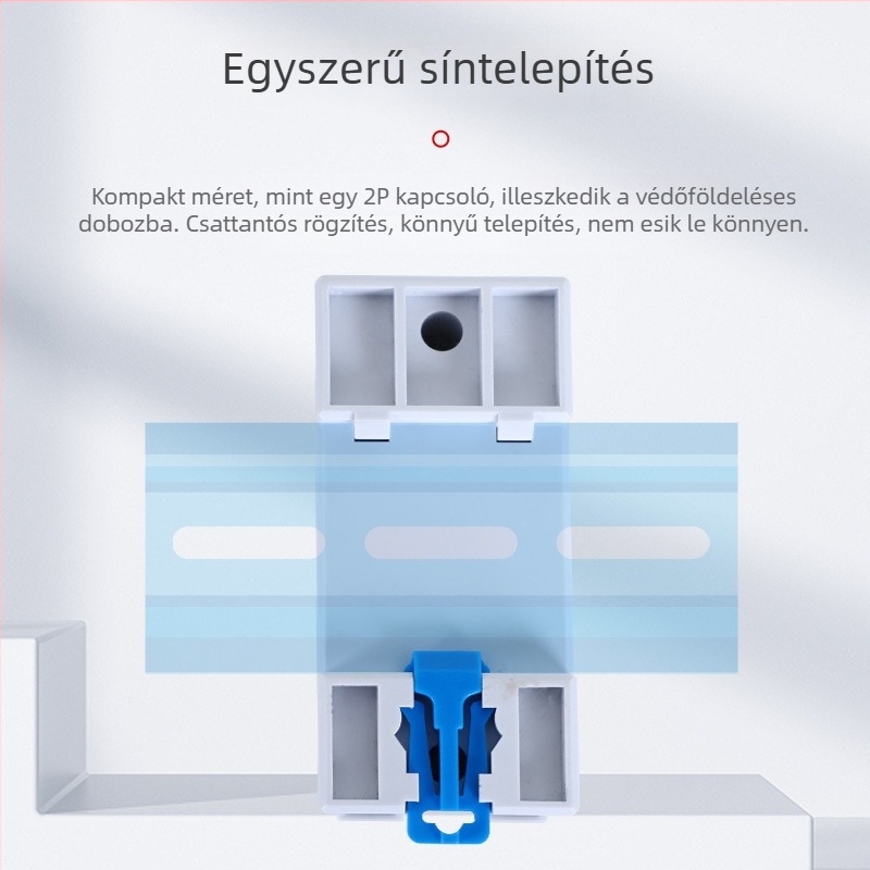 Egyfázisú DIN sínre szerelhető okos villanymérő kiadó lakásokhoz (220V)