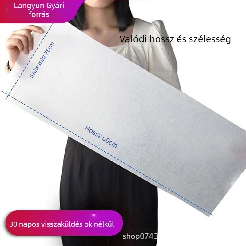 Langyun Egyszer használatos láb törlőkendők, 40 g, kémiai rost