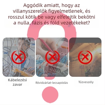 Aljzatteszter áramkör-észleléssel, szivárgásméréssel és multifunkcionális polaritás- és fázisdetektorral