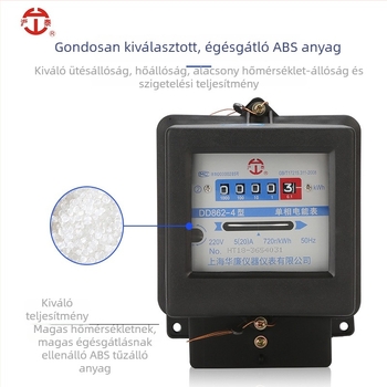 DD862 egyfázisú mechanikus energia-mérő – nagy precizitású