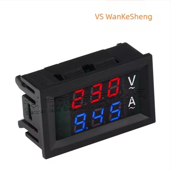 AC 60-500V kéttáblás feszültség- és árammérő modul, 10A/50A/100A, 220V, transzformátorral