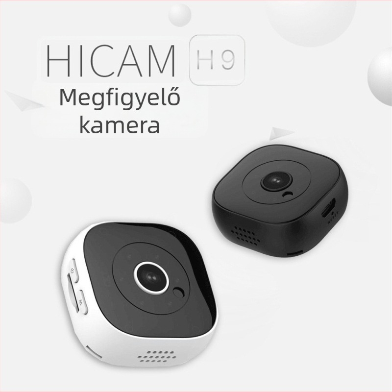 H9 vezeték nélküli Wi‑Fi kamera infravörös éjjellátással, 1080P, távoli megfigyelés okostelefonon