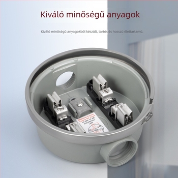 100A körkörös mérőalap, tiszta alumíniumból, plug-in típusú