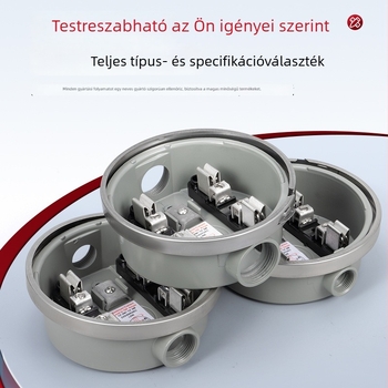 100A körkörös mérőalap, tiszta alumíniumból, plug-in típusú