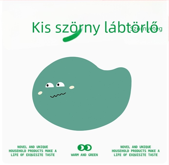 Aranyos, mókás fürdőszobai lábtörlő, kreatív dizájn, nedvszívó és gyorsan száradó, strapabíró diatómás földből készült padlómat