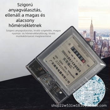 DDS220V egyfázisú elektronikus okos mérő bérleti lakásokhoz, magas pontosságú energia mérése digitális kijelzővel