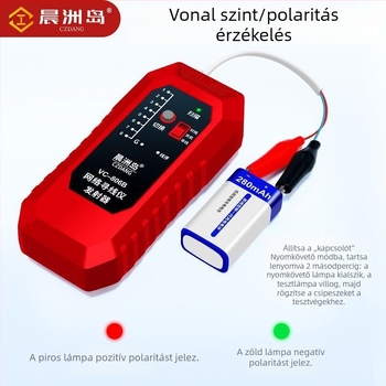 Chenzhou Island Vonalkereső 806B – Nagy pontosságú anti-interferencia kábel- és hálózati jelkereső (RJ11/RJ45)