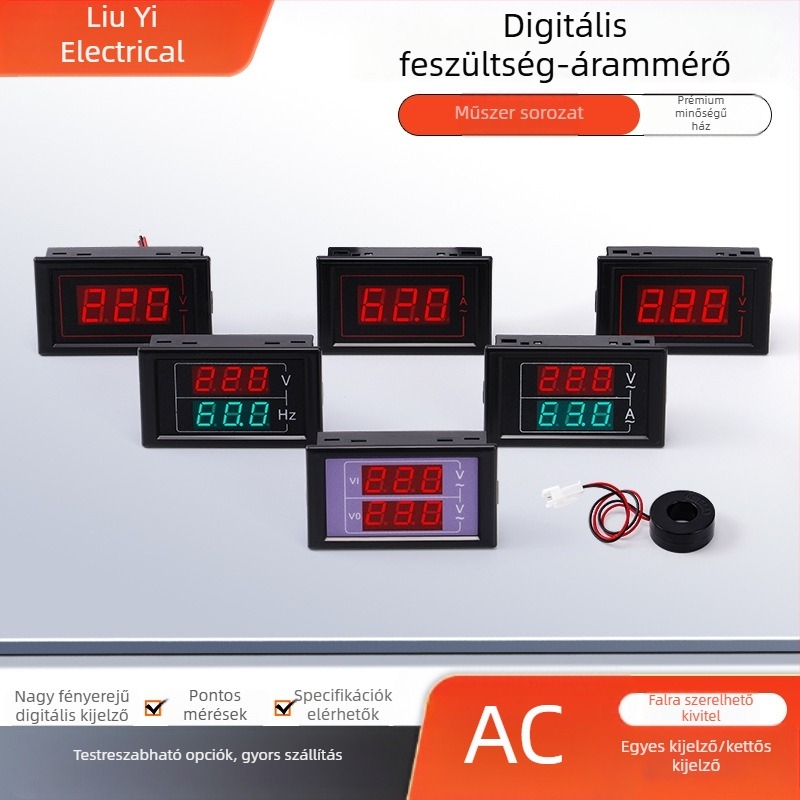 D85-5035VA AC feszültség- és áramerősségmérő, nagy pontosságú digitális kijelzővel